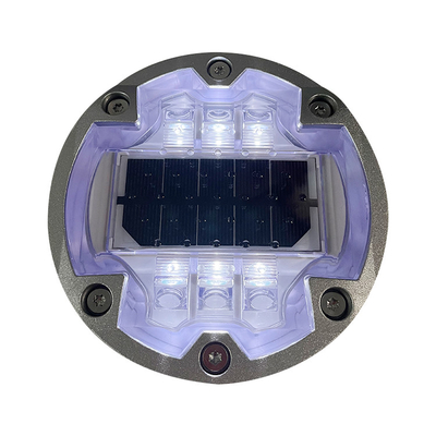 Врезанный солнечный подземный свет IP68 алюминиевый покрывающ 6 стержней дороги СИД винтов