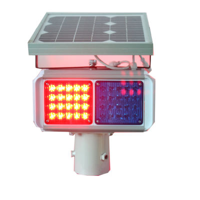 Красное и голубое СИД СИД IP55 5mm солнечное приведенное в действие разрывало свет для обеспечения безопасности на дорогах