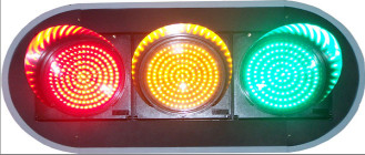 8&quot; красный желтый зеленый светофор 3 сигналов делает водостойким с 3 полными шариками