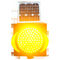 Желтая высокая пластмасса светофоров яркости 12V 7AH солнечная приведенная в действие