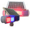 2 стороны голубая и алюминий предупредительных световых сигналов красного уровня 5W IP65 солнечного приведенного в действие
